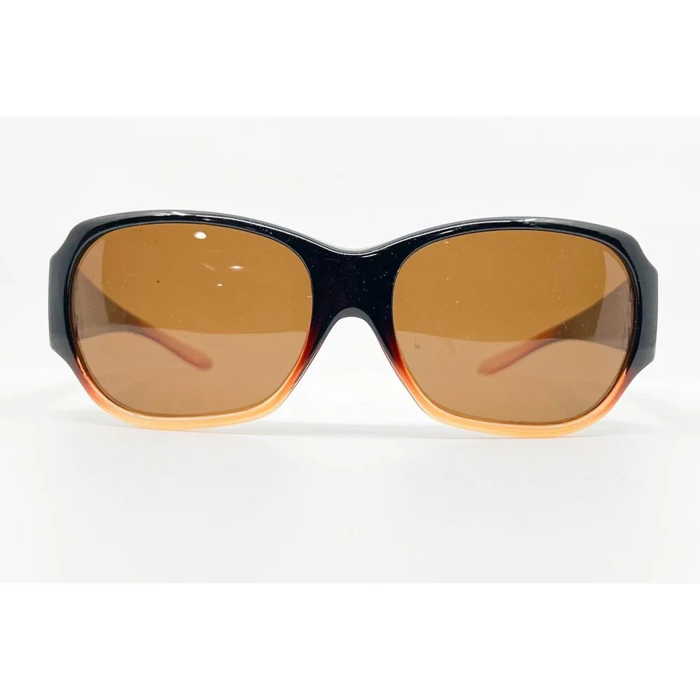 Solar Shield Sunglasses Womens Black Brown Polarized Fits Over 2NSCF3 OS